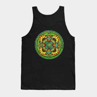 Harvest Flower Mandala Tank Top